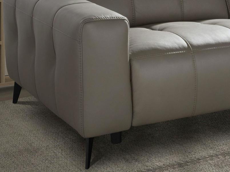 Angel Cerdá Relax sofa in grey leather 6209/6210