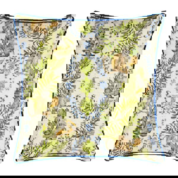 Wylder Valera Lagos Tropical Monkey Cushion Cover - Multicoloured