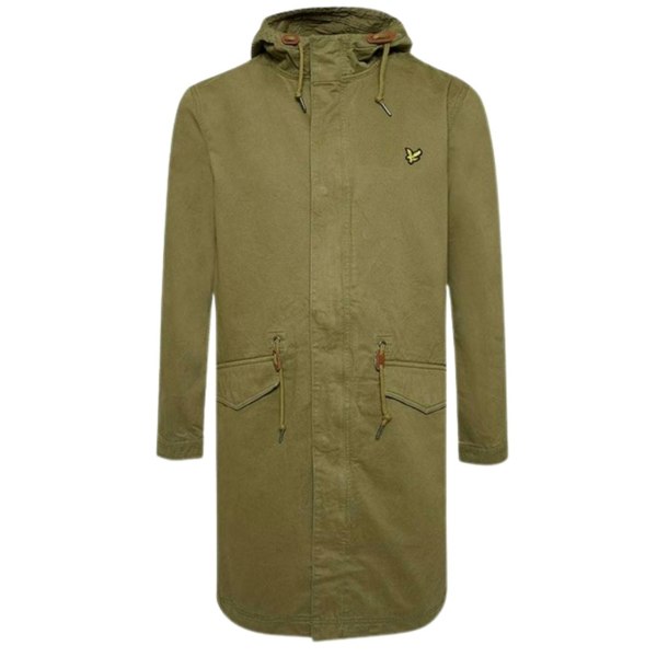 Lyle & Scott Fishtail Parka Green Jacket XS