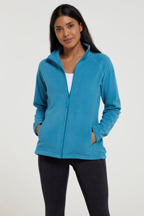 Mountain Warehouse Womens/Ladies Raso Fleece Jacket - Teal