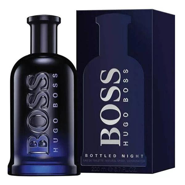Hugo Boss Bottled Night 200ml Eau De Toilette EDT Spray For Him