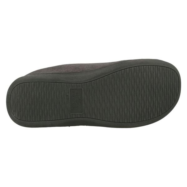 Mens So Comfy Slip On Velour Mule Slippers - Pete