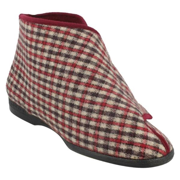 Balmoral Mens Balmoral Chequered Bootee Slippers Gawci