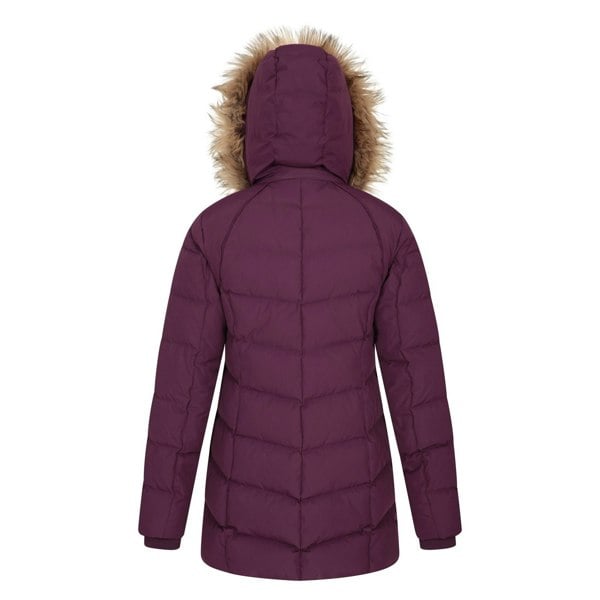 Mountain Warehouse Womens/Ladies Isla II Long Down Jacket - Purple