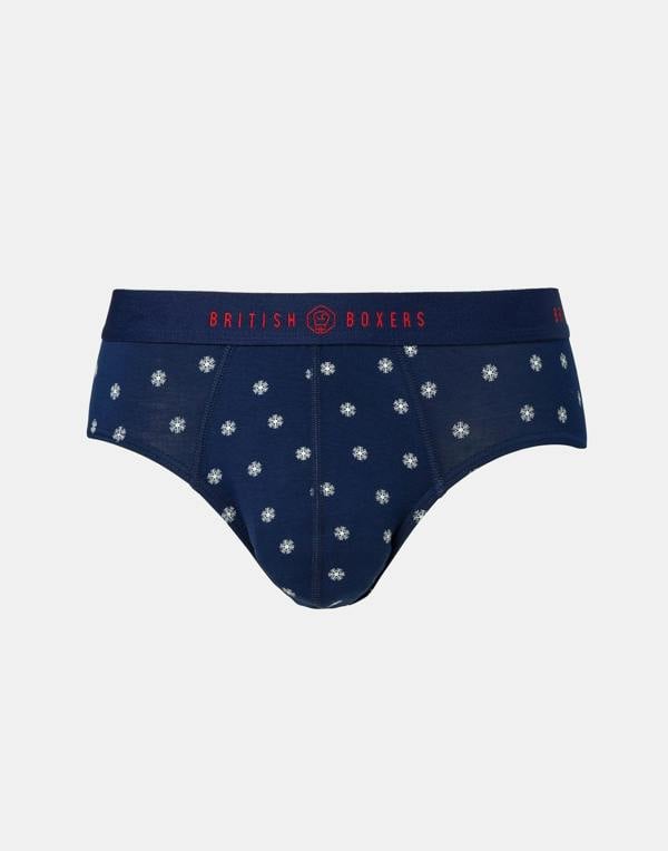 British Boxers Multipack! 4 Pairs of Men's Bamboo Briefs - Blizzard