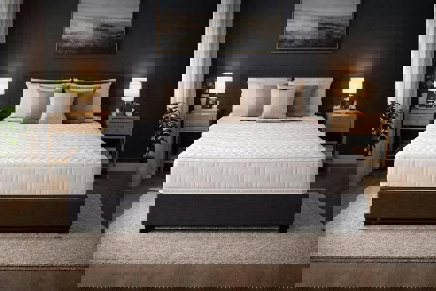 Nexus Mattress Supportive Diamond Memory Foam Open Coil Sprung Mattress