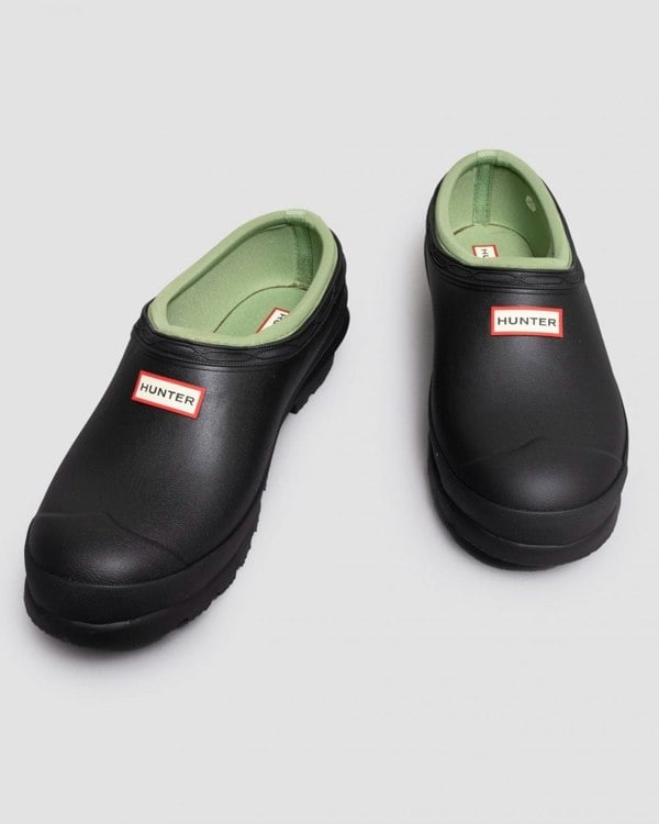 Hunter Gardener Womens Clog - Black