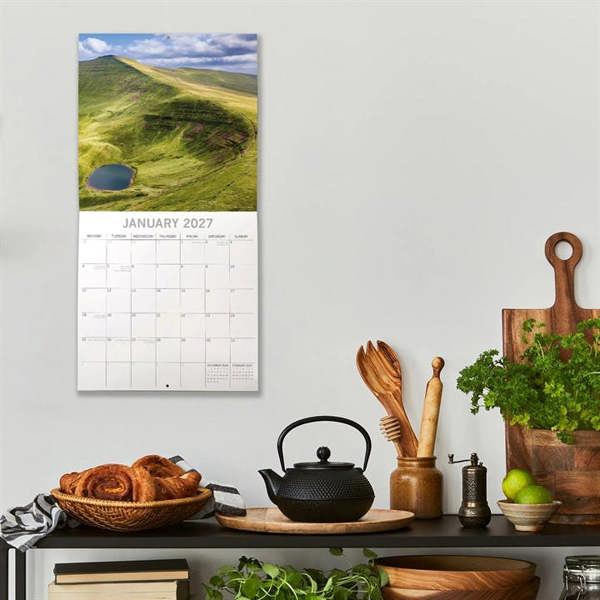 Welsh Valleys Calendar 2027, Wall Calendars, Month To View, Travel, Gift