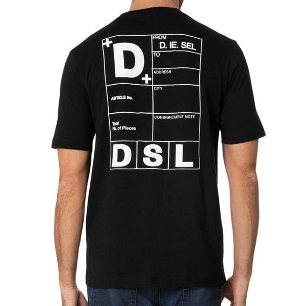 Diesel DSL Logo Black T-Shirt S