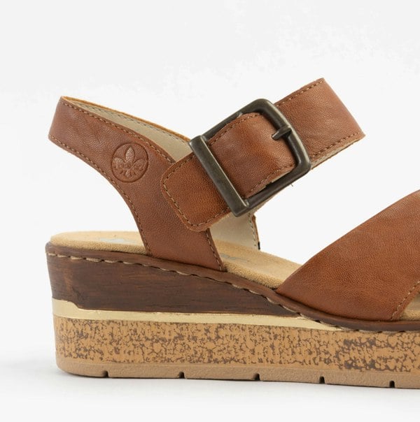 Rieker 63795-22 Womens Sandals - Brown