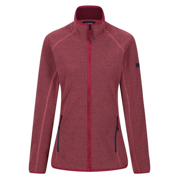 Regatta Women's Kinwood Full Zip Fleece Jacket - Mineral Red/Rumba Red