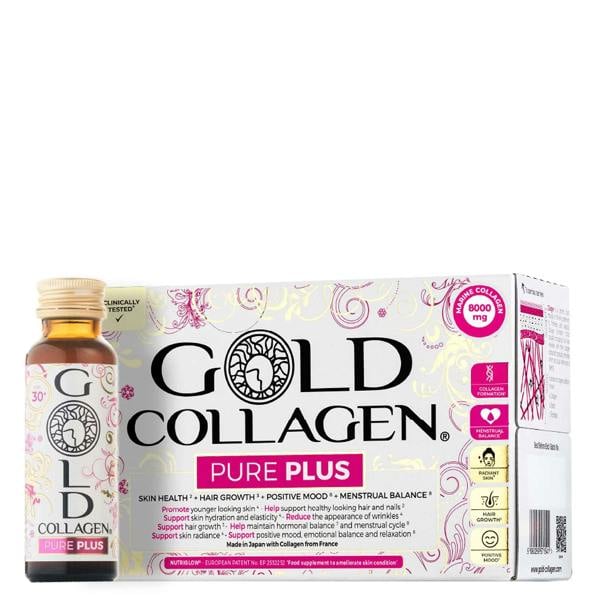 Gold Collagen Liquid Supplement Pure Plus  Liquid Supplement For 30+ 10 x 50ml