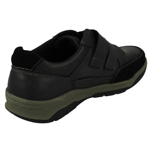 Hush Puppies Mens Hush Puppies Cushioned Insole Hook & Loop Shoes Fabian Double Strap