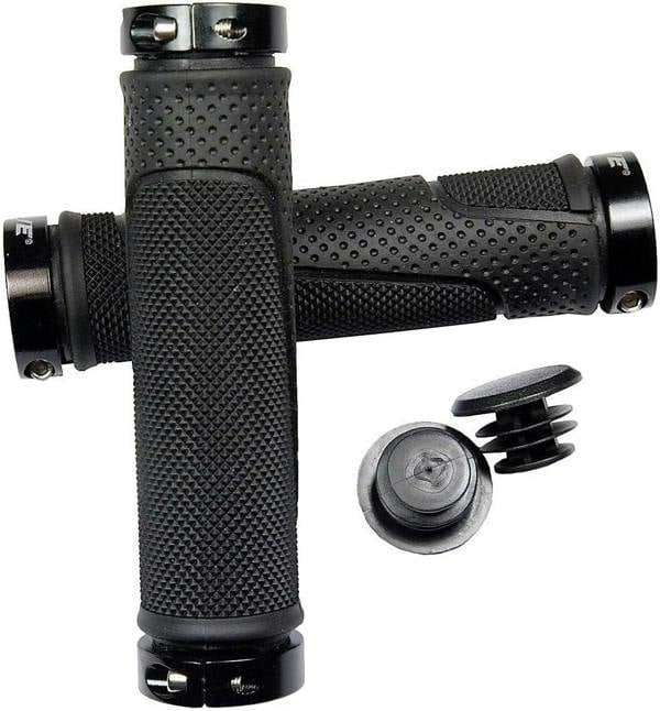 Awe AWEGrip™ Alloy BMX MTB Bike/Bicycle Handlebar Black Locking Grips