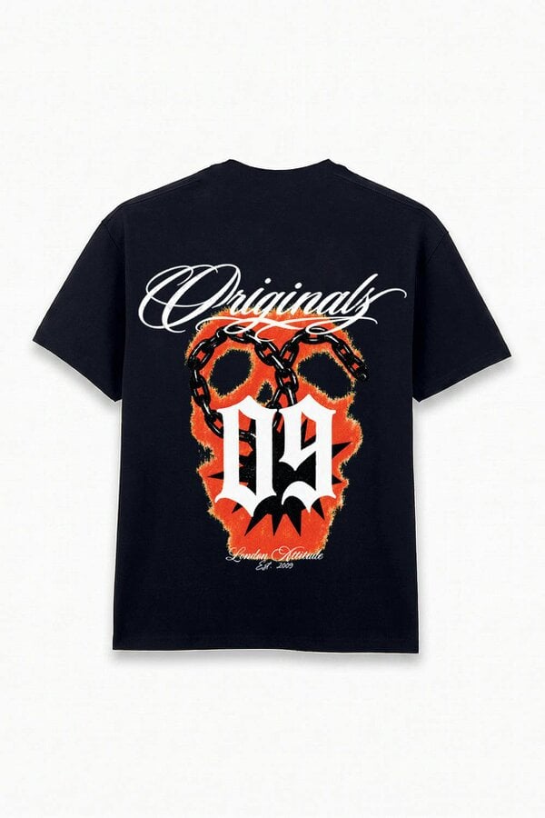 London Attitude Originals 09 Oversized Heavyweight Printed T-Shirt