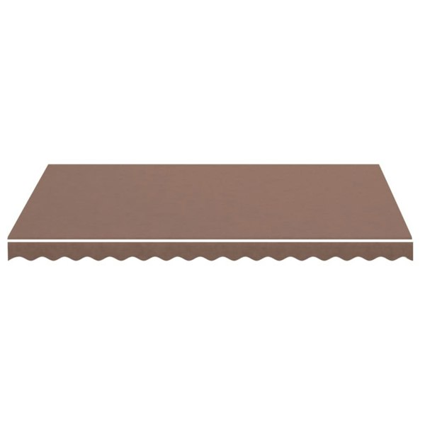 Berkfield Replacement Fabric for Awning Brown 3.5x2.5 m