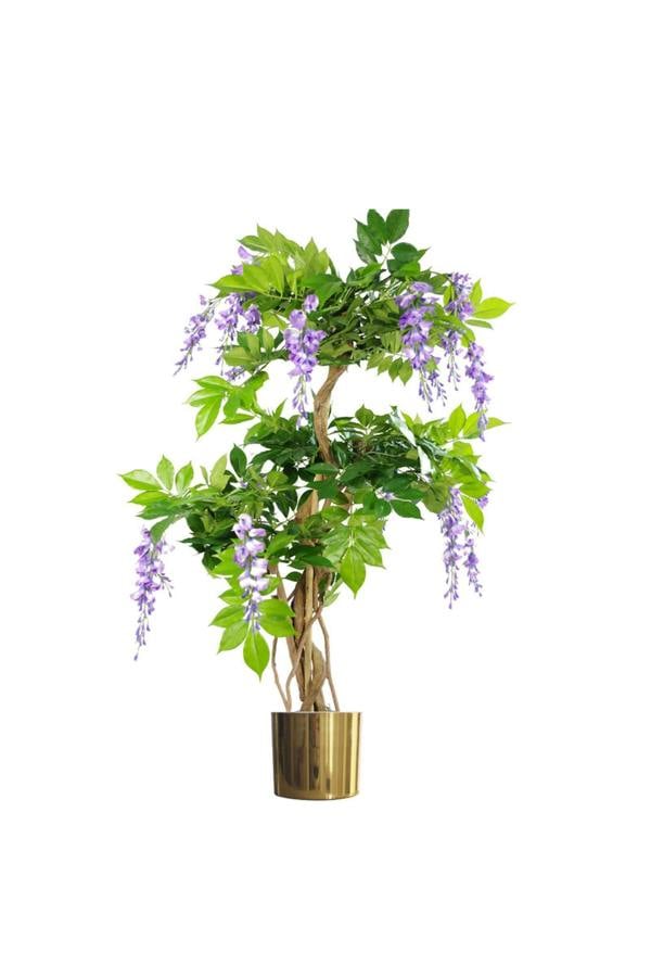 Dyzi Premium Artificial Tree With Natural Wood Trunk