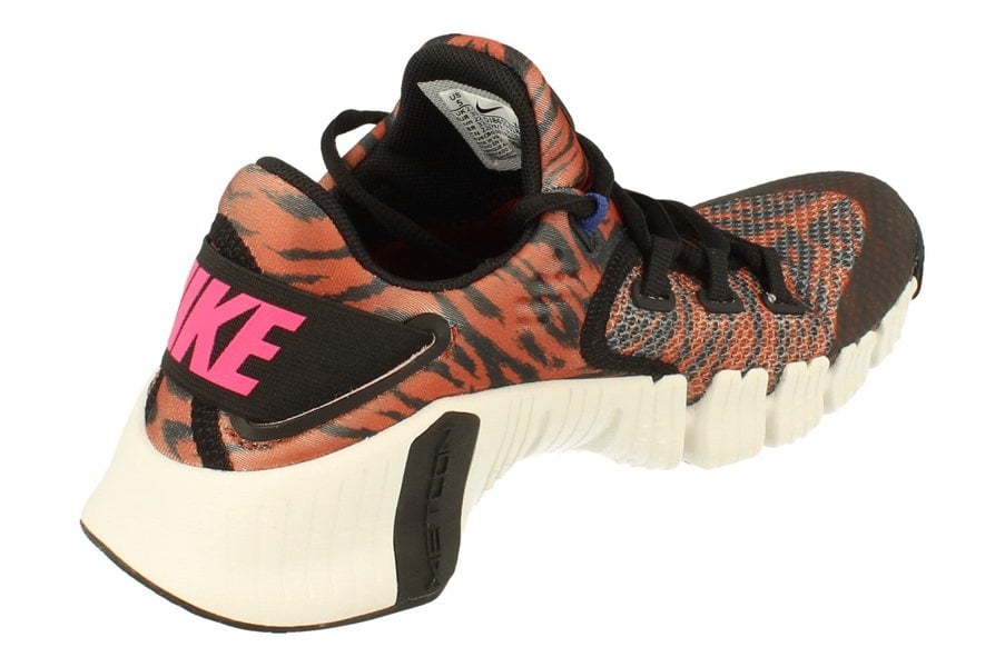 Nike Womens Free Metcon 4 Trainers Dj8655  018 - Black Phanton Burnt Sunrise 018 - Photo 2