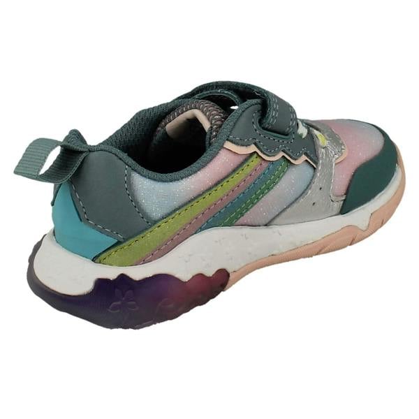 Clarks Girls Clarks Rainbow And Mermaid Tail Design Trainers Tidal Star