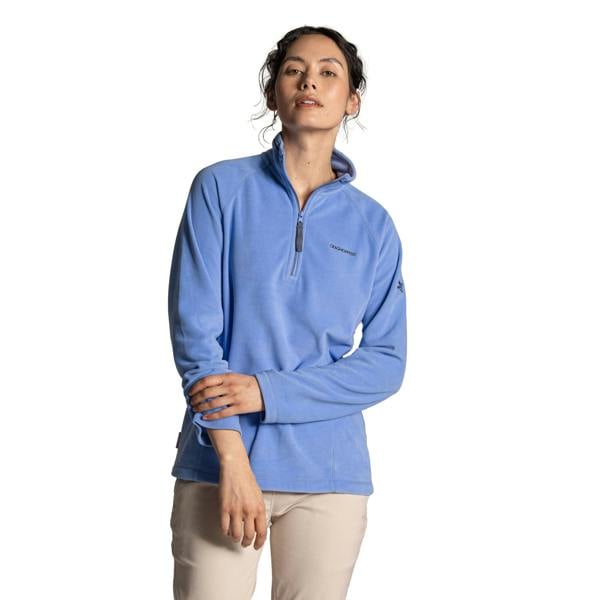 Craghoppers Womens/Ladies Nation Trust Miska Half Zip Fleece Top - Vinca Blue - 