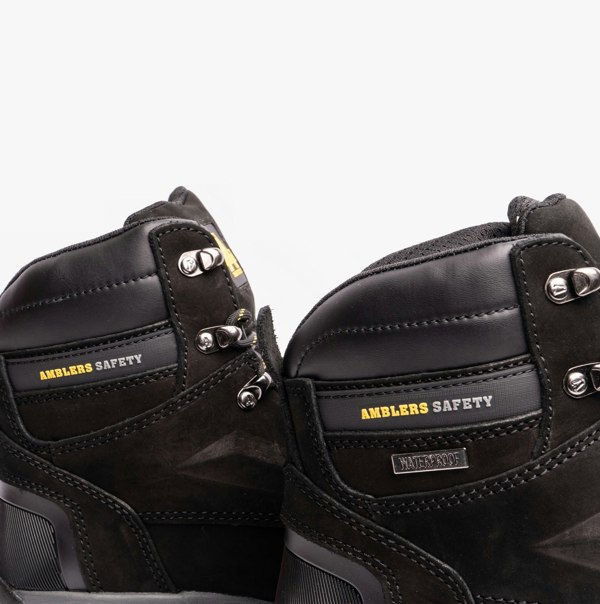 Amblers Safety FS987 Mens Leather Safety Boots Black