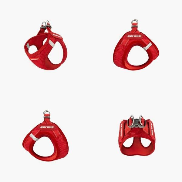 EzyDog FORMFIT® Mesh Dog Harness in Red