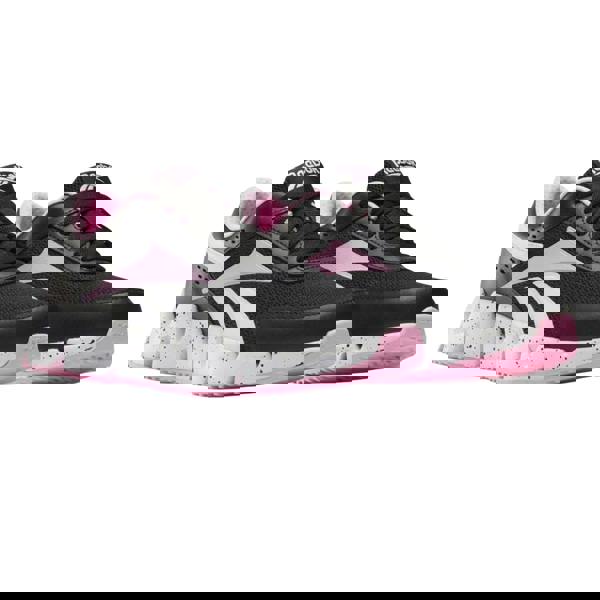 Reebok Childrens/Kids Dynamica 2.0 Zig Zag Trainers - Black/Pink
