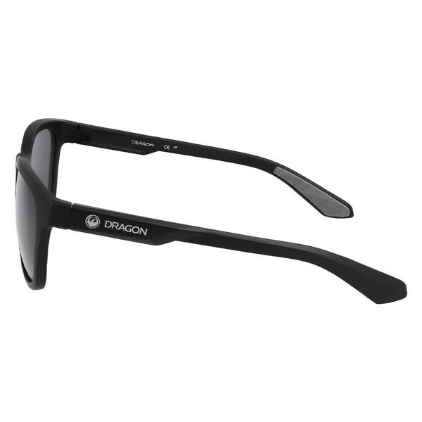 Dragon DUNE - Matte Black H2O with Polarized Lumalens Smoke Lens