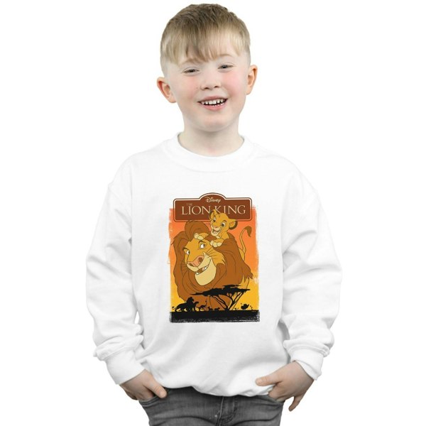 Disney Boys The Lion King Simba And Mufasa Sweatshirt - White