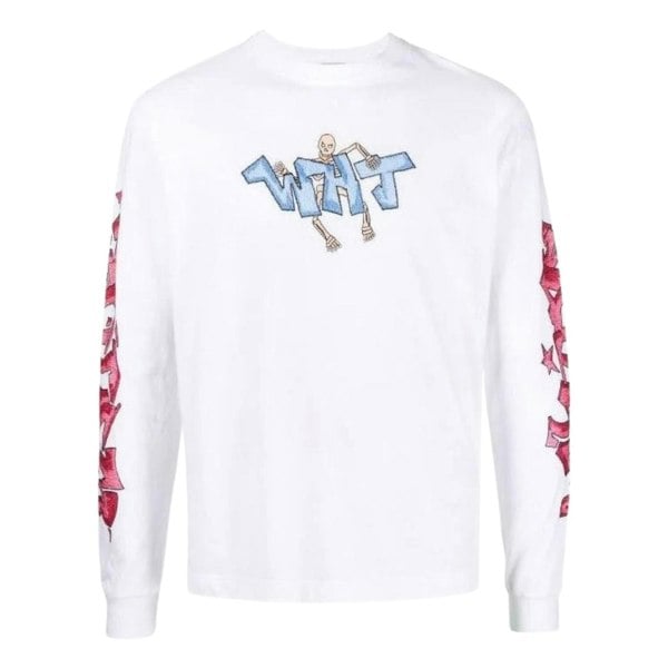 Off-White Graff Wht Pupp Skate Long Sleeve Tee White XS