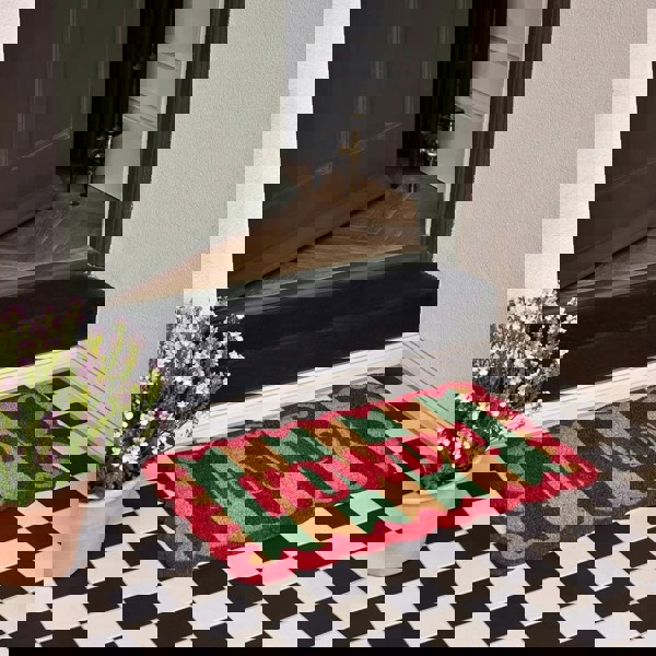 The Rugs Quality Eco-Friendly Coir Doormat 45x75cm Stylish