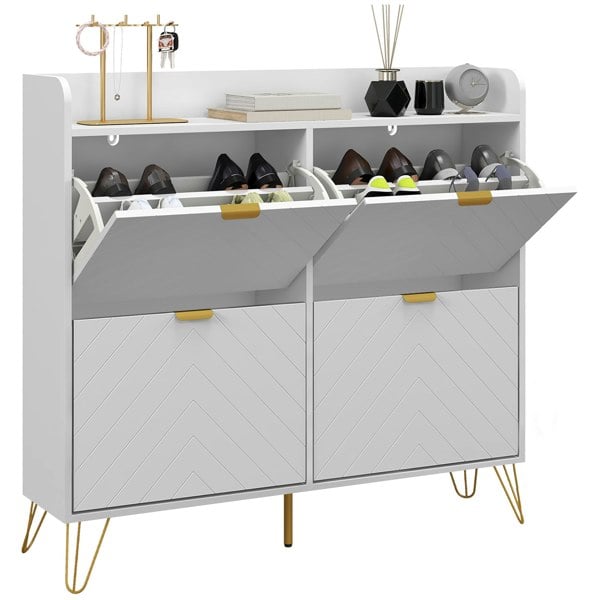 Flip-down Shoe Cabinet
