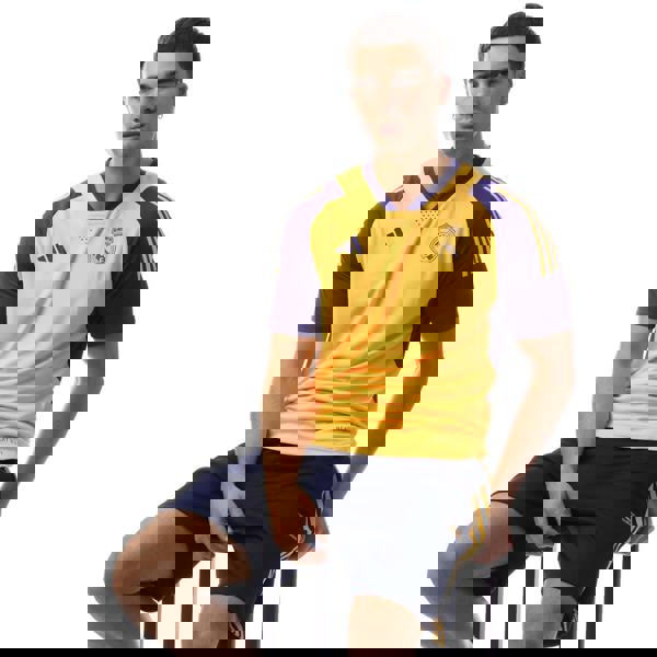 Adidas Mens Pro Real Madrid CF Jersey - Yellow - 