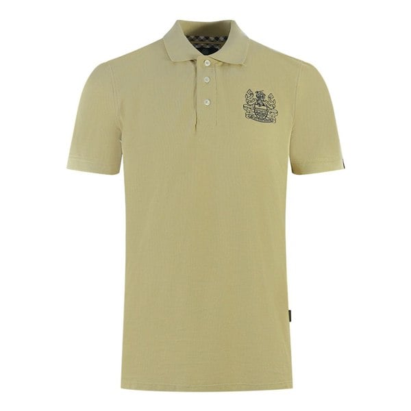 Aquascutum Branded Sleeve Polo Shirt - Beige