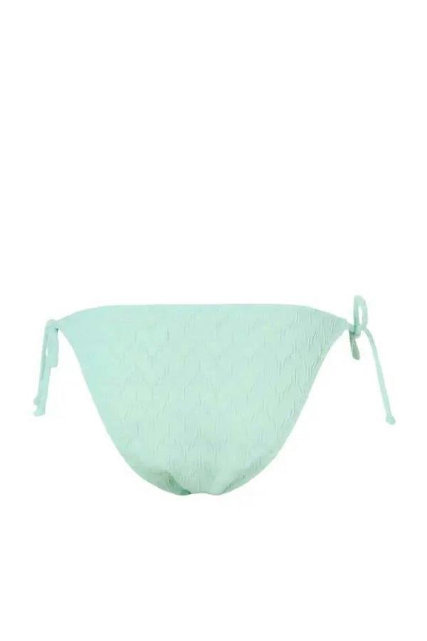 WOVCOR Tie-Up Textured Regular Bikini Bottom