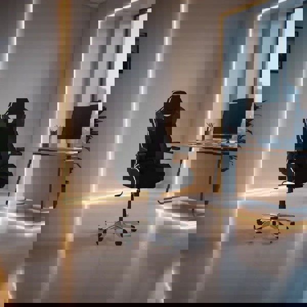 Dorel Home Silverstone Gaming Chair in Black