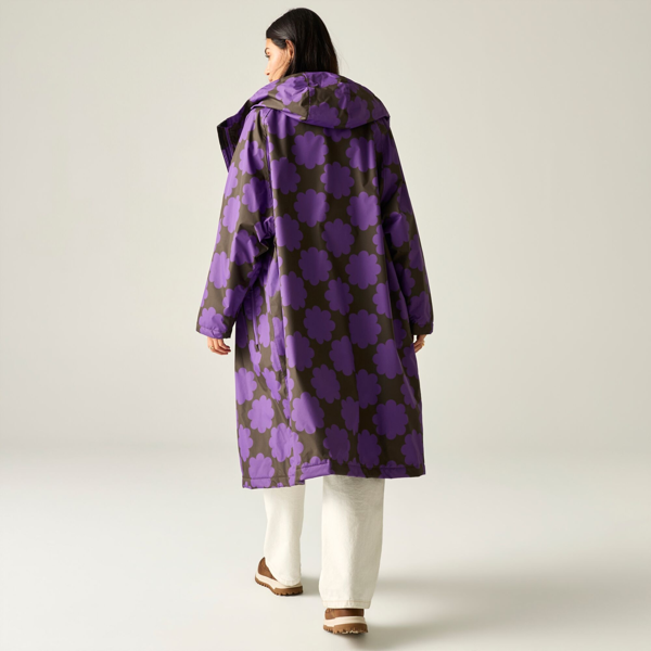 Regatta Womens Orla Kiely Sun Daisy Changing Robe - Purple