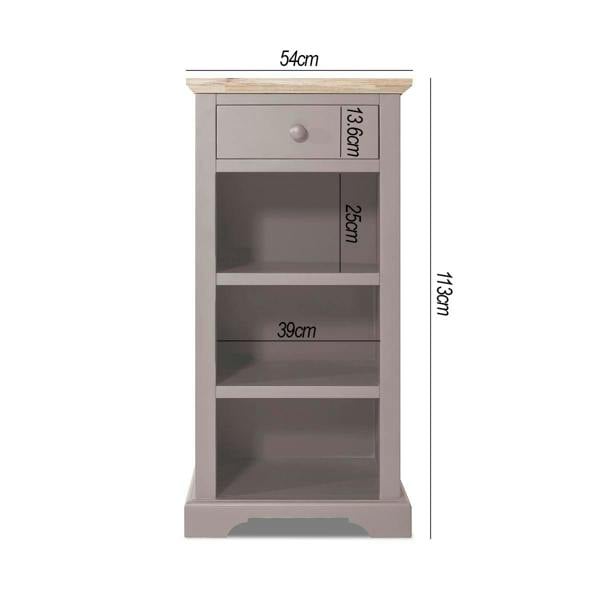 Statement Furniture Florence Tallboy with Drawer and 3 Storage Baskets