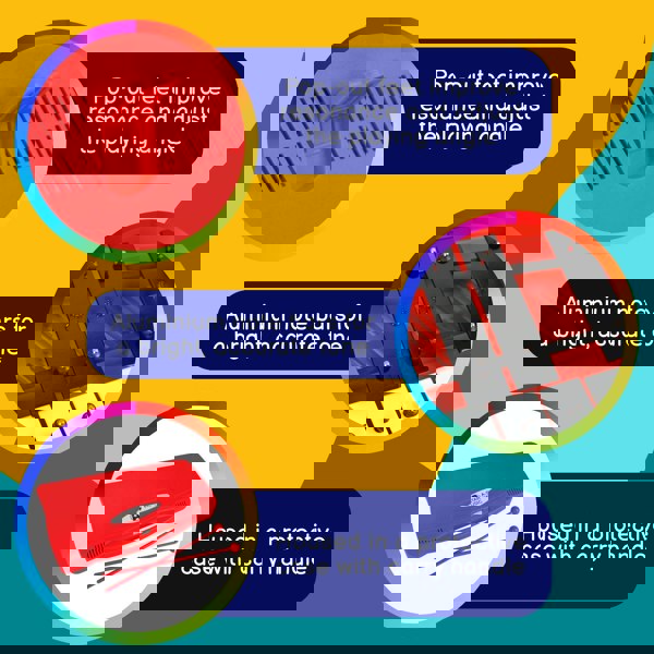 A-Star 25 Note Chromatic Glockenspiel Tuned Percussion#Colour_Red