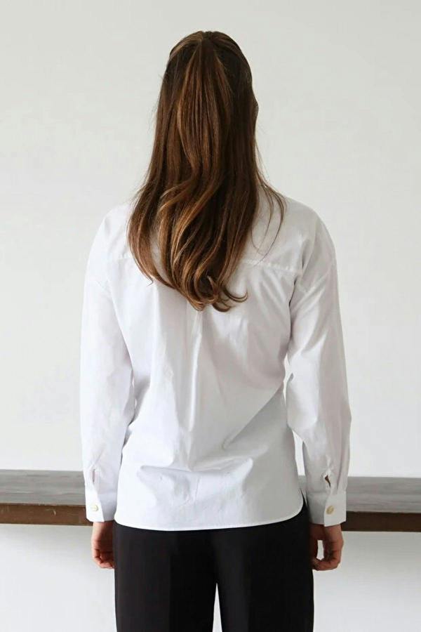WOVCOR Shirt with Gold Accessory Details