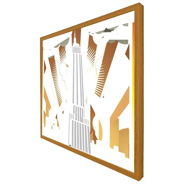 Benjamin Tate Design Art deco skyscraper (picture Frame)