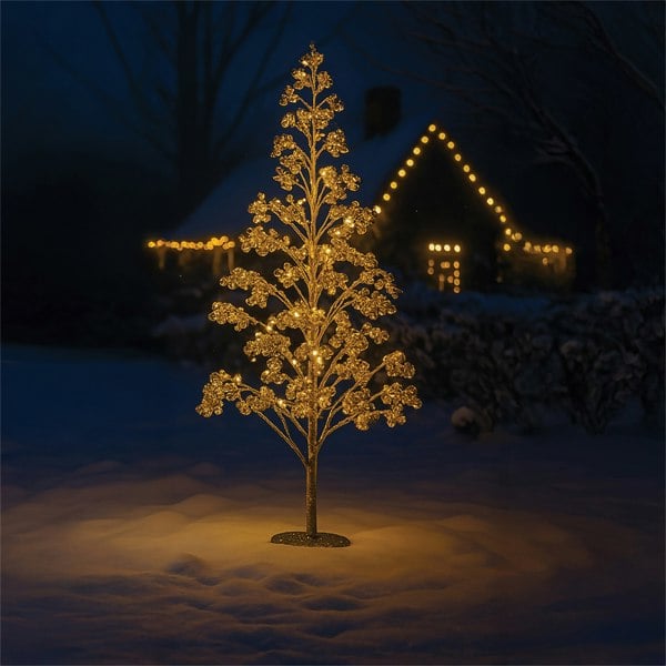 Xmas Haus 180cm 1000 Warm White Micro Led Tree 5M Lead