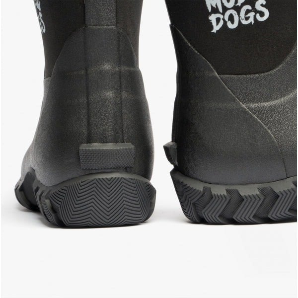 Mud Dogs RUTLAND SHORT Unisex Neoprene Wellington Boots Black