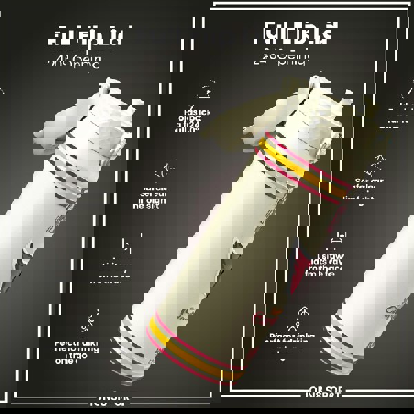 ION8 NFL x ION8 Insulated Steel Water Bottle, NFL Cardinals, 750ml (24oz)