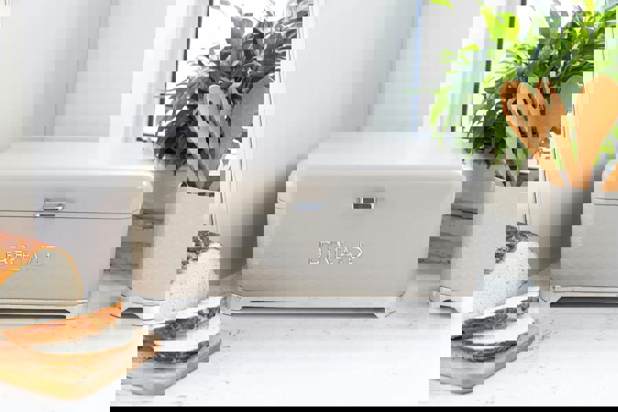 KitchenCraft Lovello Textured Geo Bread Bin