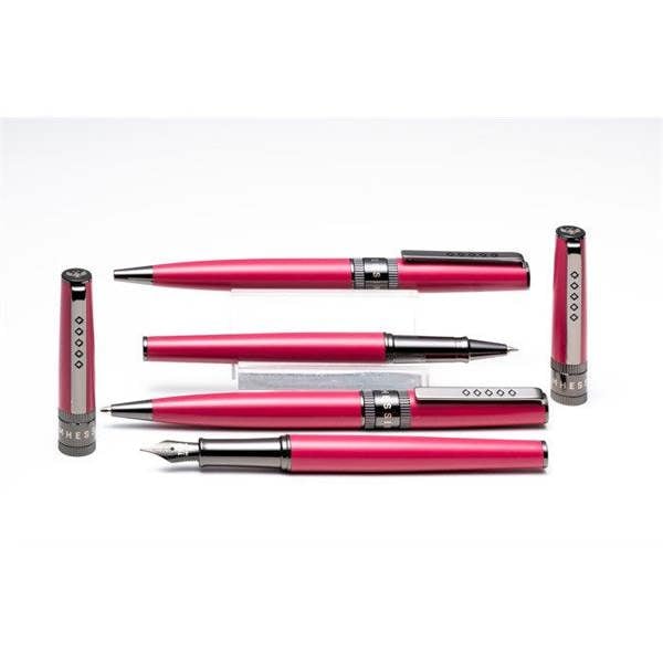 Tom Hessin Rebel Collection Jewellers Rouge Ballpoint Pen With Gunmetal Trim
