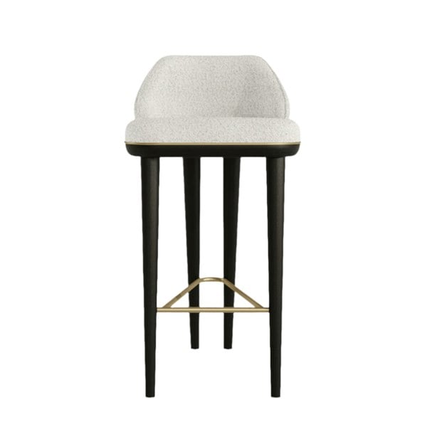 Casa Magna Coquet Bar Stool - Solid Wood Frame