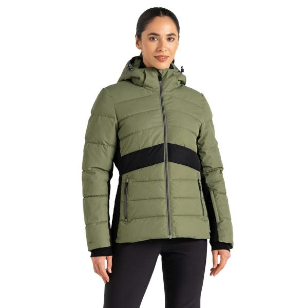 Dare 2B Womens/Ladies Glacial Ski Jacket - Olivine Green/Black - 