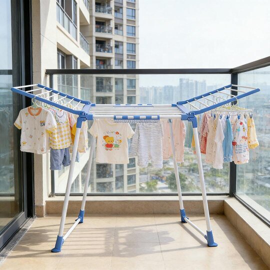 Havendro Large Folding Winged Clothes Airer Drying Rack – Laundry Dryer