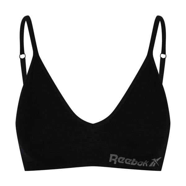 Reebok Womens/Ladies Justine Seamless Bra - Black - 